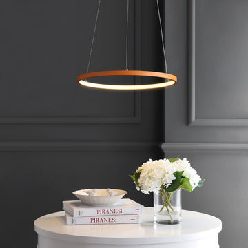 Brice Modern Contemporary Iron Integrated LED Pendant